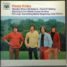 KINKS Kinda Kinks (Marble Arch – MALS 1100)  UK late 60's reissue LP of 1965 album 